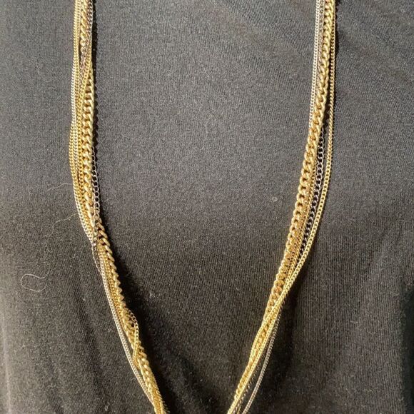 - Signed Nicole Miller Multi layered Tassel Necklace - Picture 5 of 9